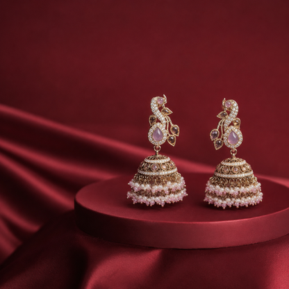 Peacock Jhumkis