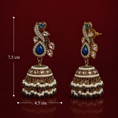 Peacock Jhumkis