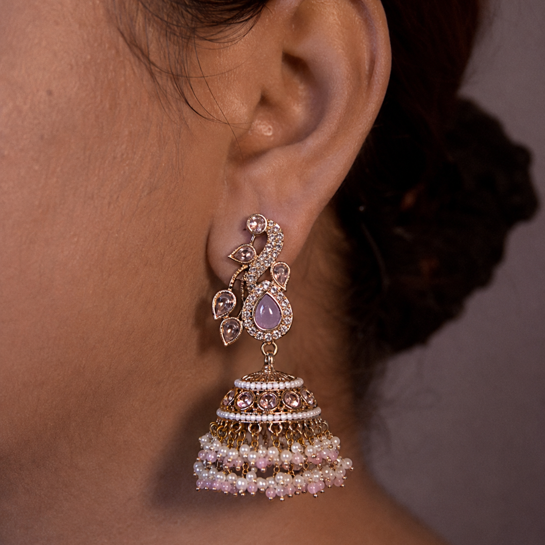 Peacock Jhumkis